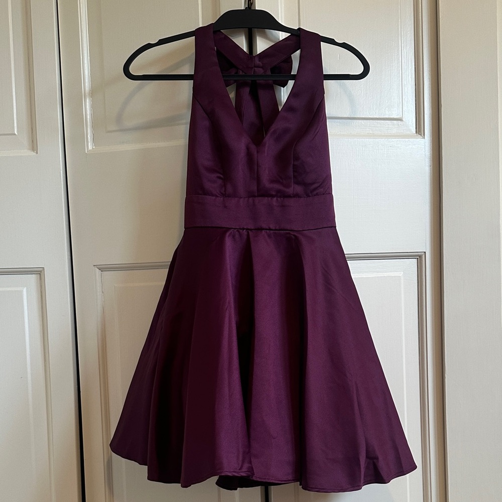City Studio Deep Purple Formal Dress